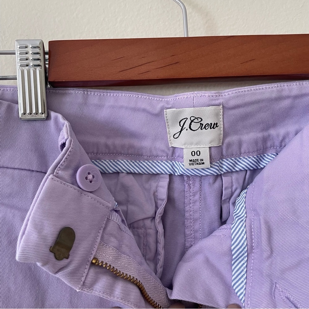 Like New J. Crew Light Purple Women's Shorts - Picture 8 of 11